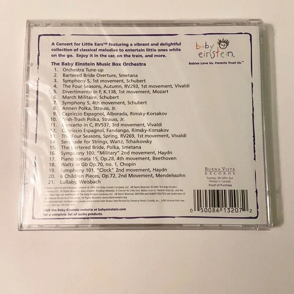 The Baby Einstein  Meet the Orchestra and Travelling Melodies Cds - Picture 15 of 16